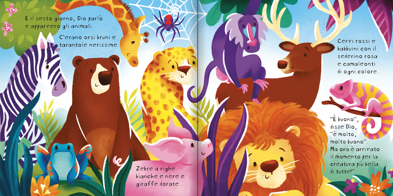 DIO E LA CREAZIONE MOLTO COLORATA Scopriamo i colori con la Bibbia