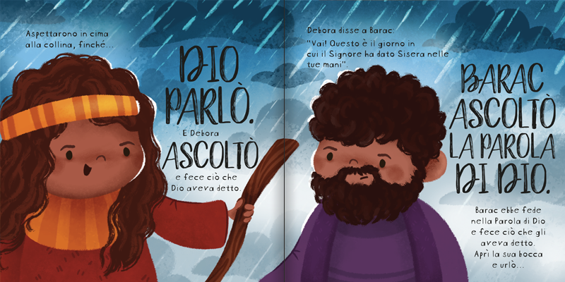 DEBORA E LA BATTAGLIA MOLTO GRANDE Scopriamo l'ubbidienza con la Bibbia