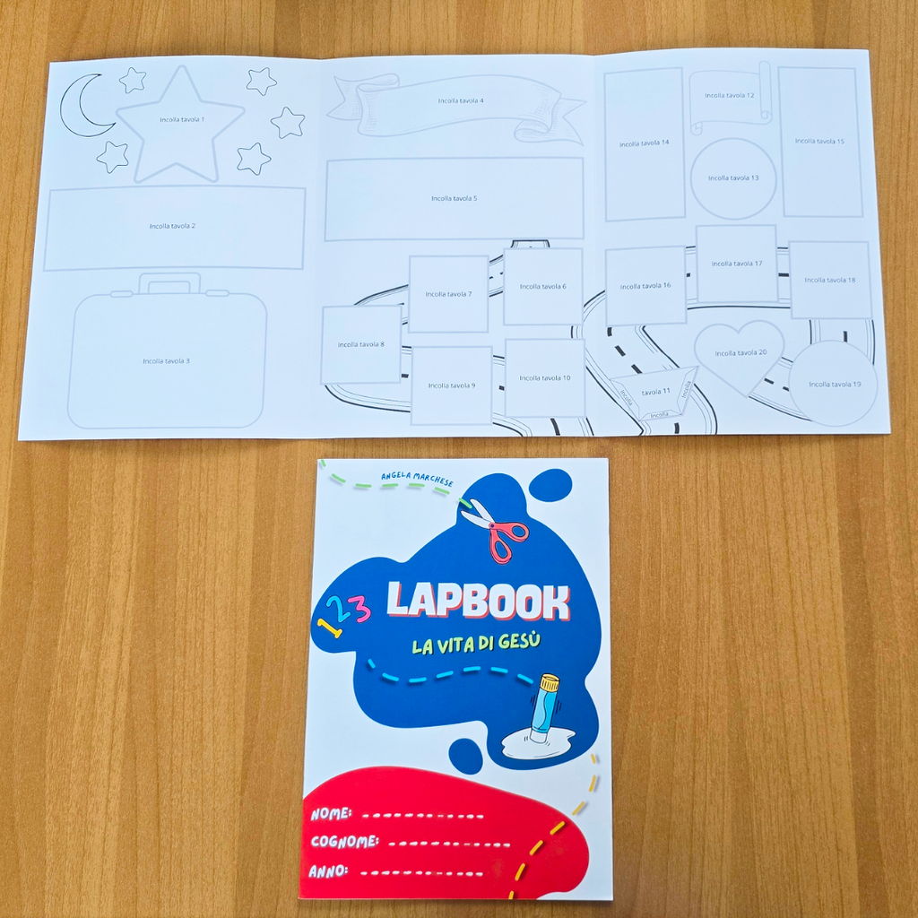 LAPBOOK - LA VITA DI GESU'