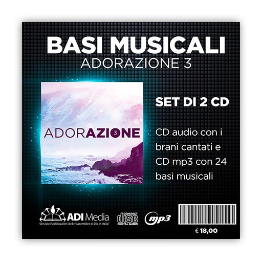 ADORAZIONE 3 - CD AUDIO + CD MP3 CON 24 BASI MUSICALI