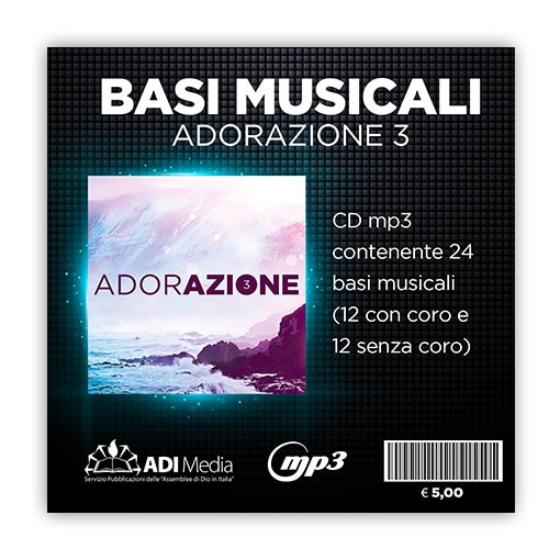 ADORAZIONE 3 - CD MP3 CON 24 BASI MUSICALI