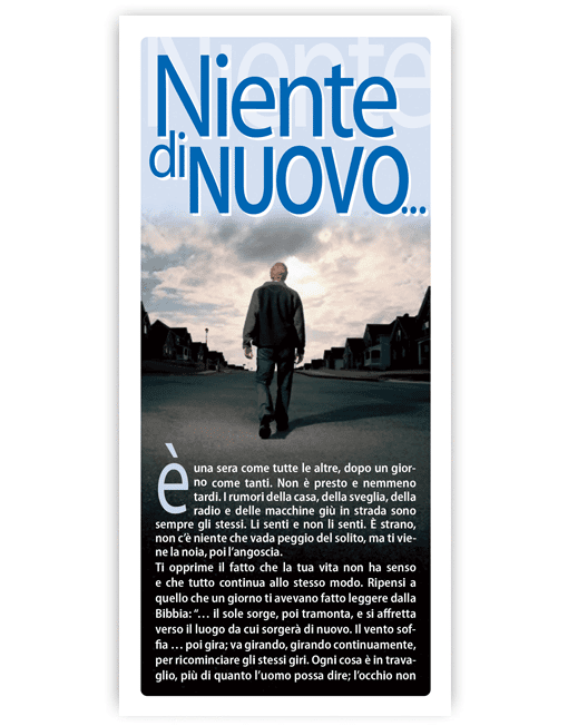 NIENTE DI NUOVO (500 volantini)