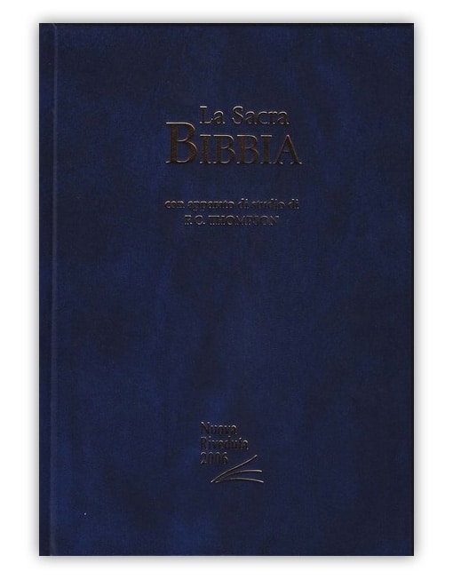 BIBBIA THOMPSON: N.R. Ed. da studio 2006, cop. rigida blu - Cod. 1669