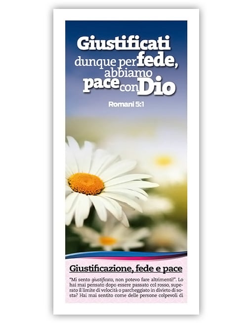GIUSTIFICAZIONE, FEDE E PACE (500 volantini)