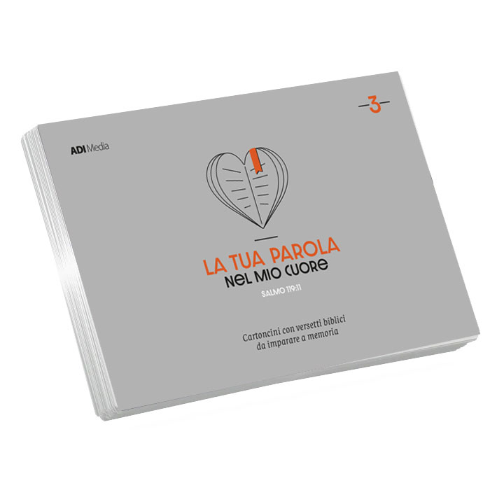 LA TUA PAROLA NEL MIO CUORE Set di cartoncini con versetti biblici - VOL. 3