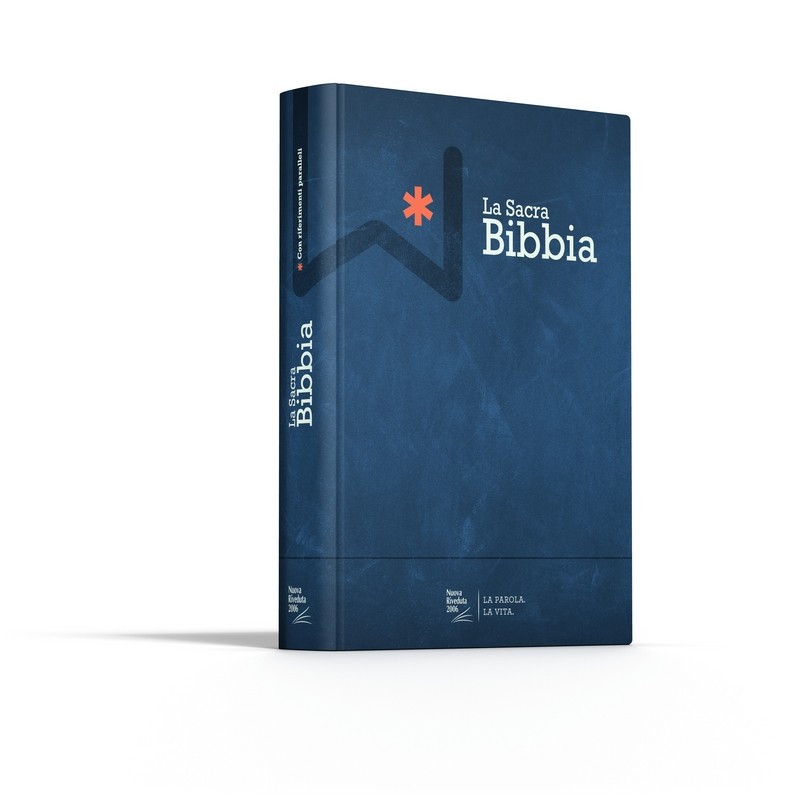 BIBBIA N.R. MEDIA RIGIDA ILLUSTRATA BLU NUOVA EDIZIONE