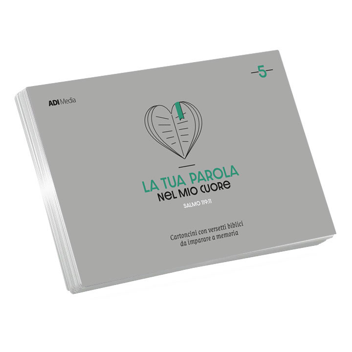 LA TUA PAROLA NEL MIO CUORE Set di cartoncini con versetti biblici - VOL. 5