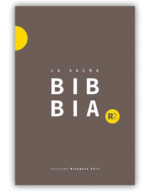 BIBBIA RIVEDUTA 2020 (R2) Media, Cartonata Rigida Grigio/Giallo